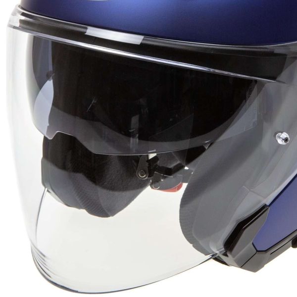 HJC I30 Semi Flat Metallic Blue + Kit Bluetooth BT Mini