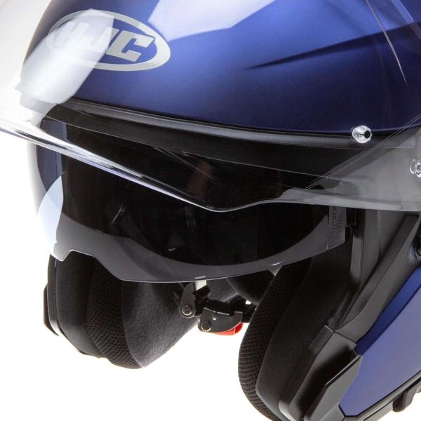 HJC I30 Semi Flat Metallic Blue + Kit Bluetooth BT Mini