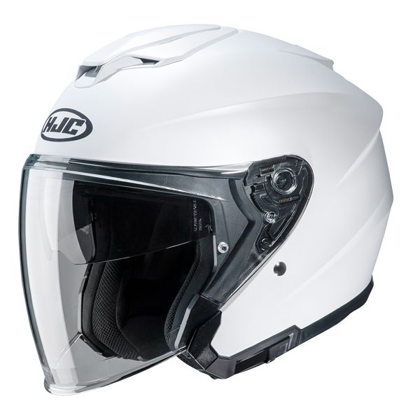 Casque Jet HJC I30 Semi Flat Pearl White