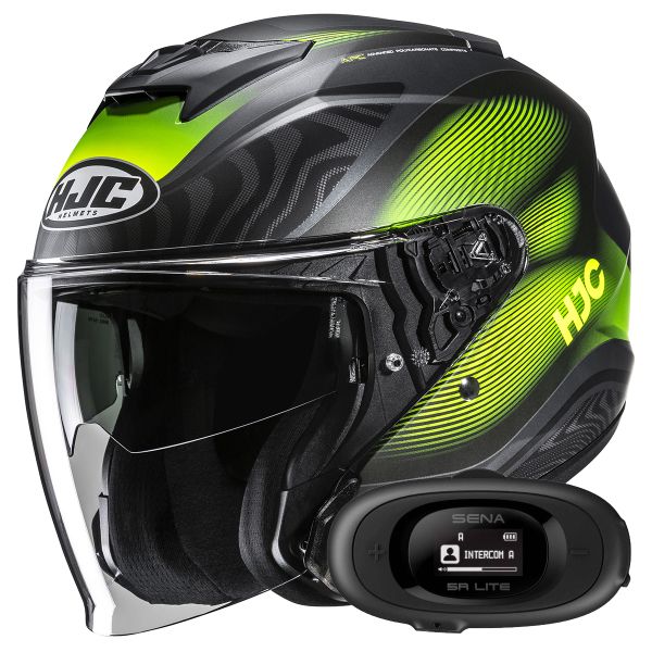 Casque Jet HJC i31 Depe MC3HSF + Kit bluetooth 5R Lite Casque Jet HJC i31 Depe MC3HSF + Kit bluetooth 5R Lite