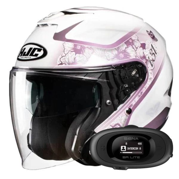 Casque Jet HJC i31 Iona MC8 + Kit bluetooth 5R Lite