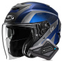 Casque Jet HJC i31 Reno MC2 + Kit Bluetooth BT Mini