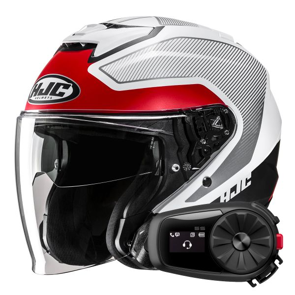 Casque Jet HJC i31 Tevis MC1SF + Kit Bluetooth 5S Solo