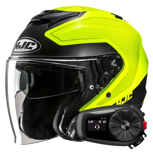 Casque Jet HJC i31 Tevis MC3HSF + Kit Bluetooth 5S Solo Casque Jet HJC i31 Tevis MC3HSF + Kit Bluetooth 5S Solo
