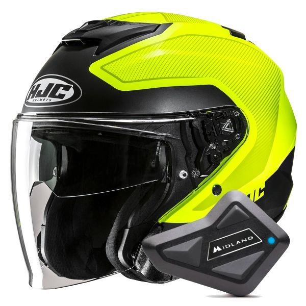 Casque Jet HJC i31 Tevis MC3HSF + Kit Bluetooth BT Mini Casque Jet HJC i31 Tevis MC3HSF + Kit Bluetooth BT Mini