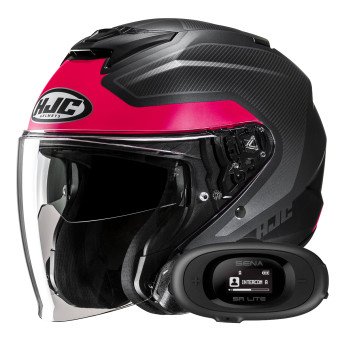 Casque Jet HJC i31 Tevis MC8SF + Kit bluetooth 5R Lite