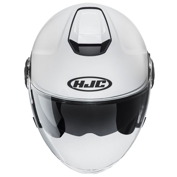 HJC i40N Pearl White+ Kit Bluetooth 5S Solo