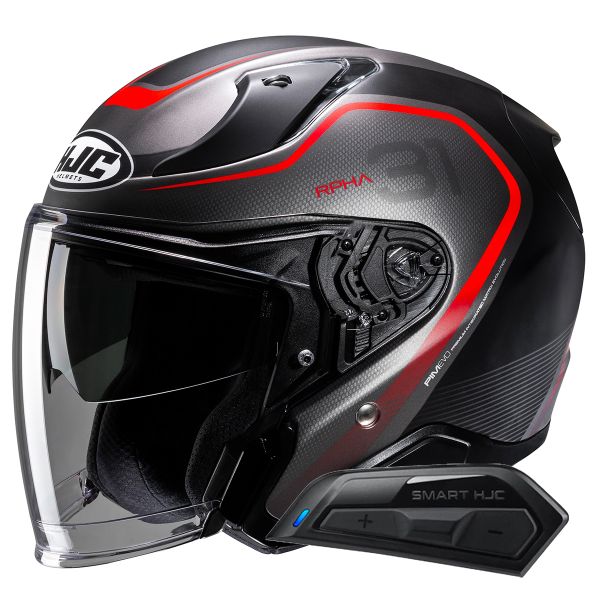 Casque Jet HJC RPHA31 Kouv MC1SF + Kit Bluetooth Smart 11B Casque Jet HJC RPHA31 Kouv MC1SF + Kit Bluetooth Smart 11B