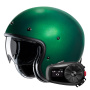 Casque Jet HJC V31 Deep Green + Kit Bluetooth 5S Solo
