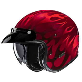 Casque Jet HJC V31 Firo MC1 Casque Jet HJC V31 Firo MC1