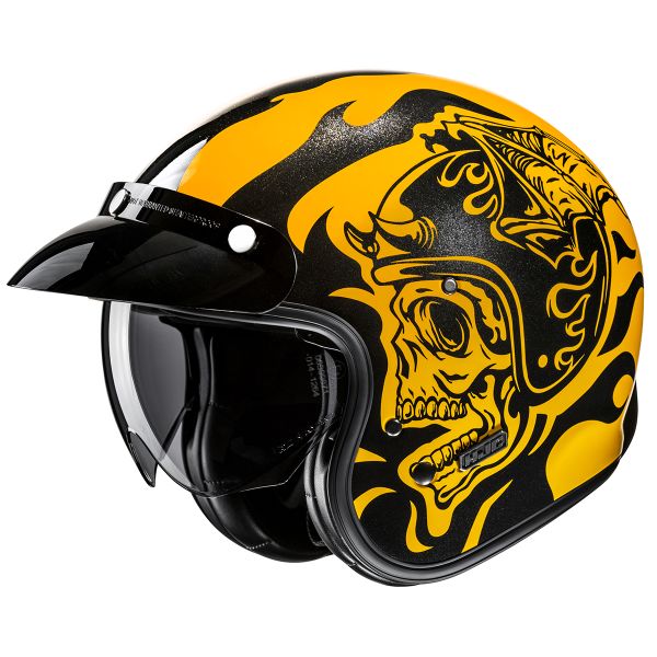 HJC V31 Flame MC3 + Kit Bluetooth BT Mini