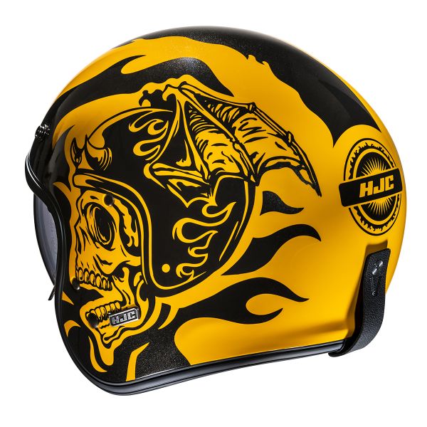 HJC V31 Flame MC3 + Kit Bluetooth BT Mini