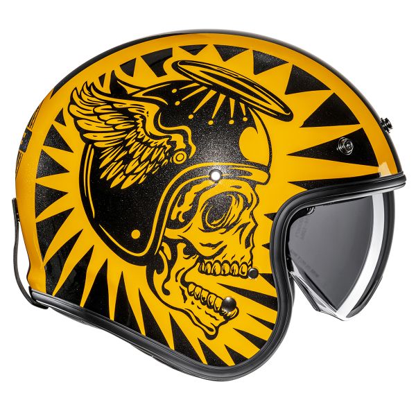 HJC V31 Flame MC3 + Kit Bluetooth BT Mini