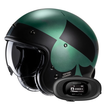Casque Jet HJC V31 Kuz MC4SF + Kit bluetooth 5R Lite