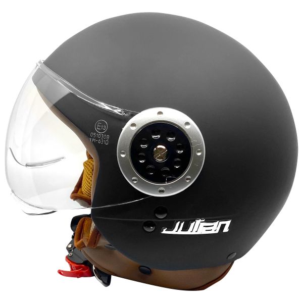 Casque Jet Everone Julian Matt Black Casque Jet Everone Julian Matt Black