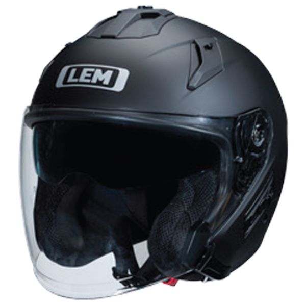 Casque Jet LEM Quick Matt Black