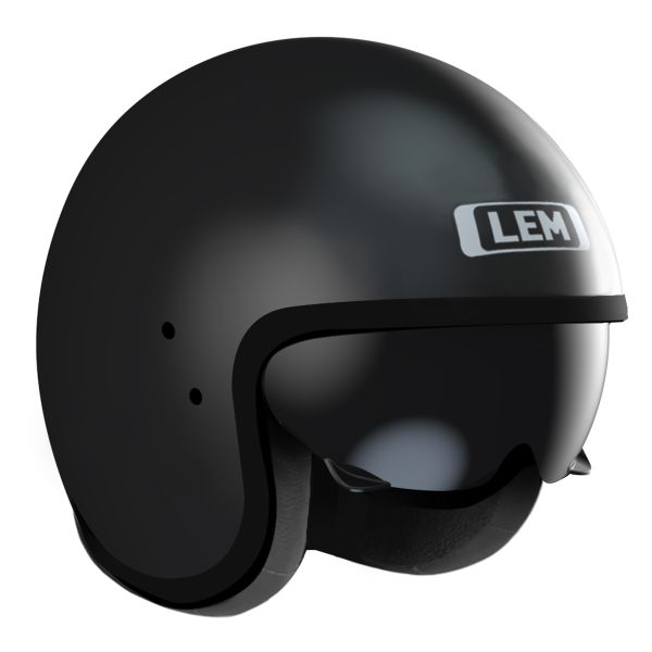 Casque Jet LEM Sport Matt Black