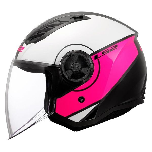 LS2 Airflow II Cover White Pink OF616