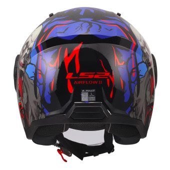 LS2 Airflow II Zombie II BlacK Red Blue OF616