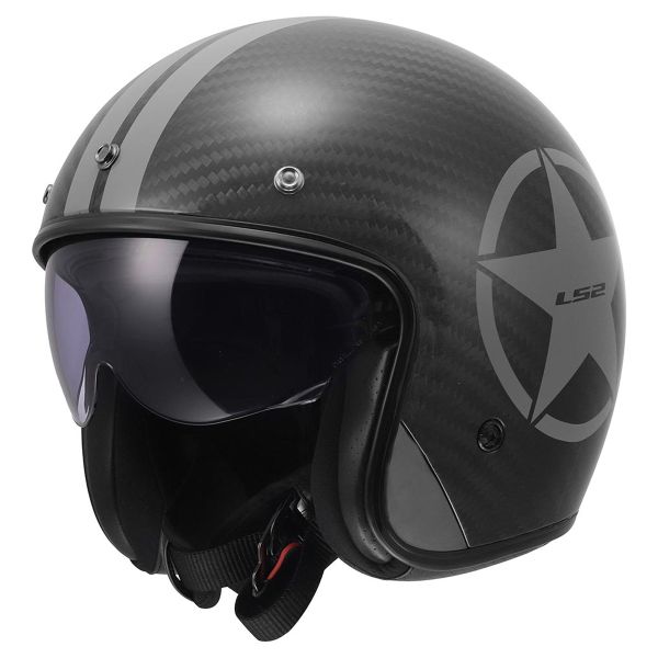 Casque Jet LS2 Bob II C Star Grey OF601