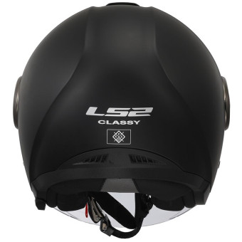 LS2 Classy Solid Matt Black OF620