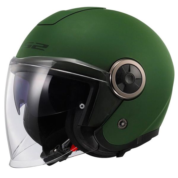 Casque Jet LS2 Classy Solid Matt Military Green OF620 Casque Jet LS2 Classy Solid Matt Military Green OF620