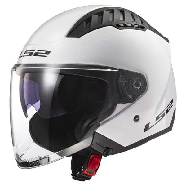 Casque Jet LS2 Copter II Gloss White OF600