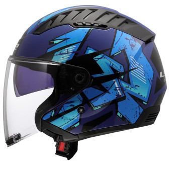 LS2 Copter II Kanji Blue OF600
