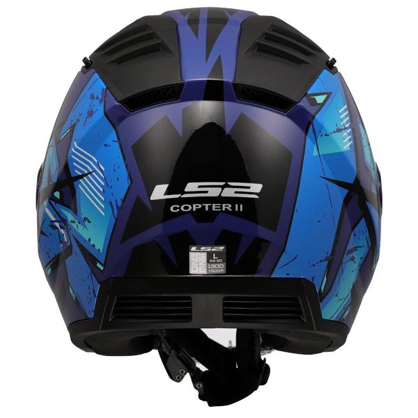 LS2 Copter II Kanji Blue OF600