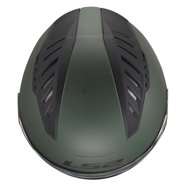 LS2 Copter II Solid Military Green OF600