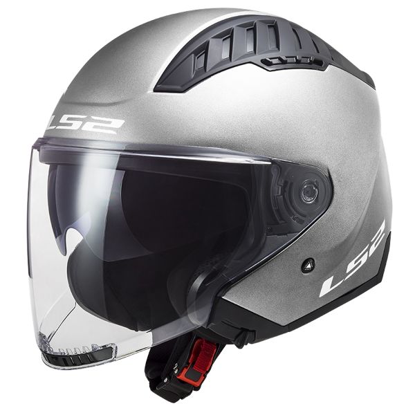 Casque Jet LS2 Copter II Matt Silver OF600