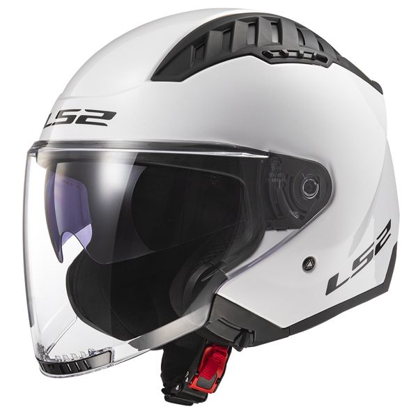 Casque Jet LS2 Copter White OF600
