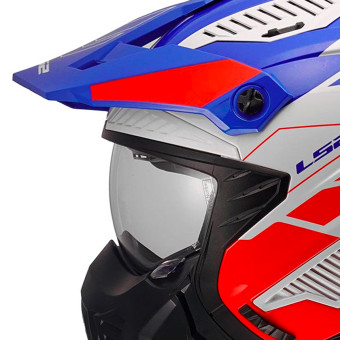 LS2 Drifter Trek White Blue Red OF606