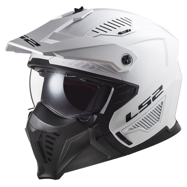 Casque Jet LS2 Drifter White OF606 Casque Jet LS2 Drifter White OF606