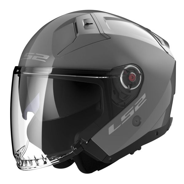 Casque Jet LS2 Infinity II Concrete OF603 Casque Jet LS2 Infinity II Concrete OF603