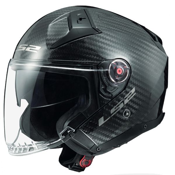 Casque Jet LS2 Infinity II Gloss Carbon OF603 Casque Jet LS2 Infinity II Gloss Carbon OF603