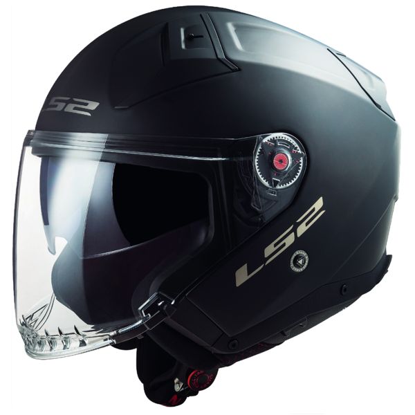 Casque Jet LS2 Infinity II Matt Black OF603 Casque Jet LS2 Infinity II Matt Black OF603