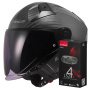 Casque Jet LS2 Infinity II Matt Carbon OF603 + Kit Bluetooth 4X
