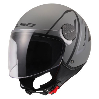 Casque Jet LS2 Sphere Lux II Minim Black Grey OF558