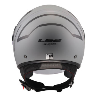 LS2 Sphere Lux II Minim Black Grey OF558