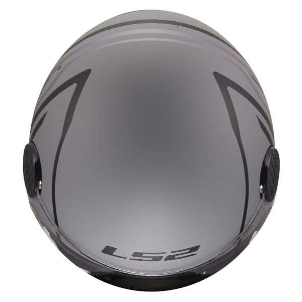 LS2 Sphere Lux II Minim Black Grey OF558