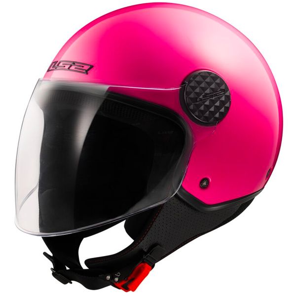 Casque Jet LS2 Sphere Lux II Solid Fluo Pink OF558 Casque Jet LS2 Sphere Lux II Solid Fluo Pink OF558