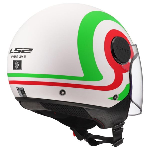 LS2 Sphere Lux II Urby White Green Red OF558