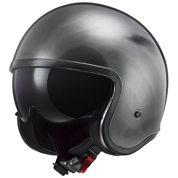 Casque Jet LS2 Spitfire II Jeans Titanium OF599