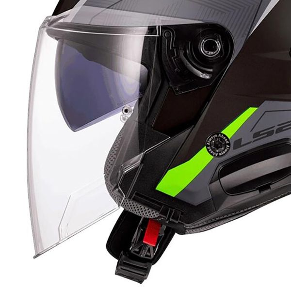 LS2 Verso II Air Black H-Vis Yellow OF618