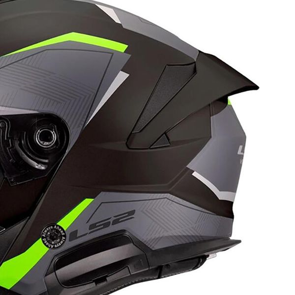 LS2 Verso II Air Black H-Vis Yellow OF618