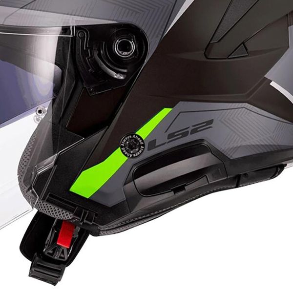 LS2 Verso II Air Black H-Vis Yellow OF618