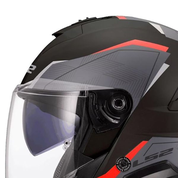 LS2 Verso II Air Black Red OF618