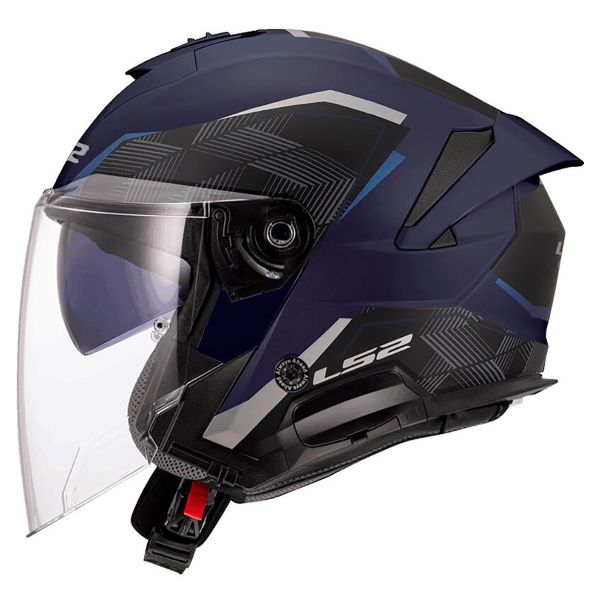 Casque Jet LS2 Verso II Air Navy Blue OF618 Casque Jet LS2 Verso II Air Navy Blue OF618
