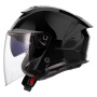 Casque Jet LS2 Verso II Solid Black OF618